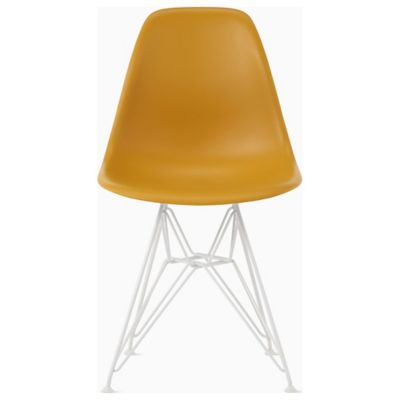 Eames Molded Plastic Side Chair - Wire Base
