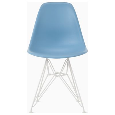 Eames Molded Plastic Side Chair - Wire Base