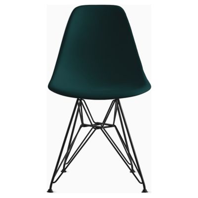 Eames Molded Plastic Side Chair - Wire Base