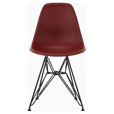Eames Molded Plastic Side Chair - Wire Base