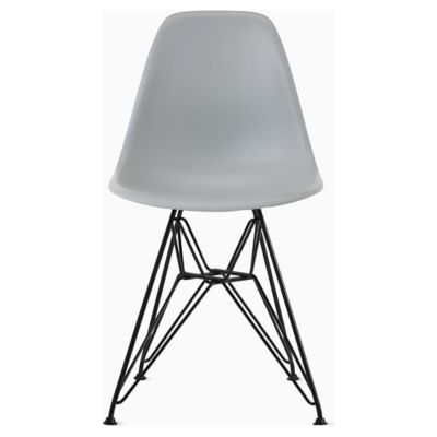 Eames Molded Plastic Side Chair - Wire Base