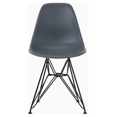 Eames Molded Plastic Side Chair - Wire Base