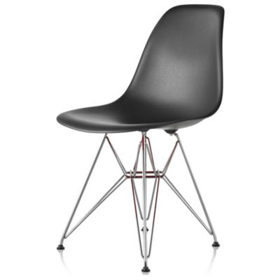 Eames Molded Plastic Side Chair - Wire Base