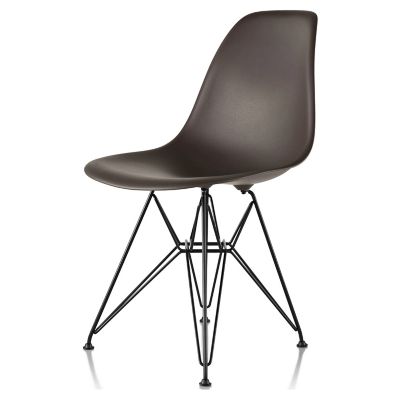 Eames Molded Plastic Side Chair - Wire Base