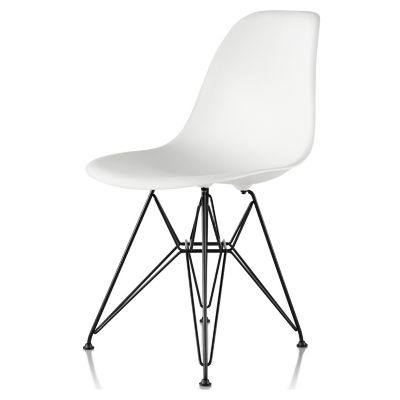 Eames Molded Plastic Side Chair - Wire Base