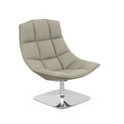 Jehs + Laub Pedestal Lounge, Fixed Back