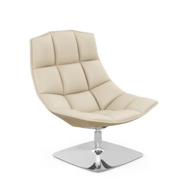 Jehs + Laub Pedestal Lounge, Fixed Back