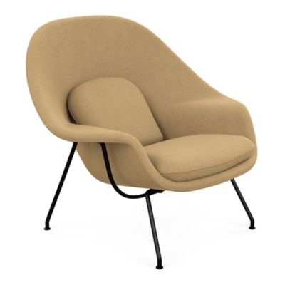 Shown in Classic Boucle: Smoke with Black Powder-Coat base