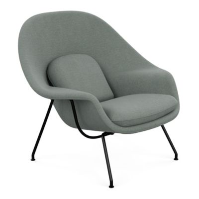 Shown in Classic Boucle: Aegean with Black Powder-Coat base