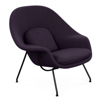 Shown in Classic Boucle: Cayenne with Black Powder-Coat base