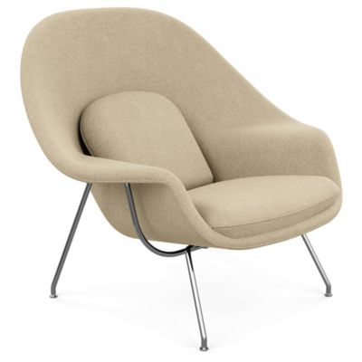 Shown in Volo Leather: Volo Black with Polished Chrome base