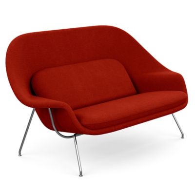 Shown in Classic Boucle: Flax with Polished Chrome base