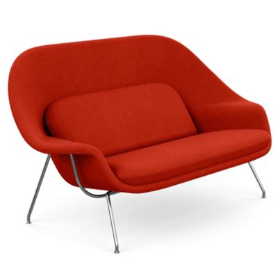 Shown in Classic Boucle: Cayenne with Polished Chrome base