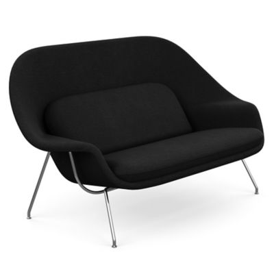 Shown in Classic Boucle: Cayenne with Black Powder Coat base