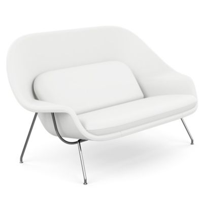 Shown in Cato: Orange with Polished Chrome base