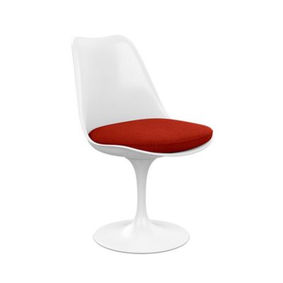 Tulip Armless Chair with Seat Cushion