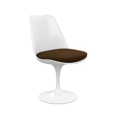 Tulip Armless Chair with Seat Cushion