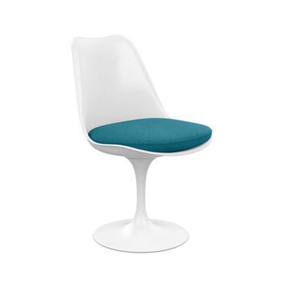Tulip Armless Chair with Seat Cushion