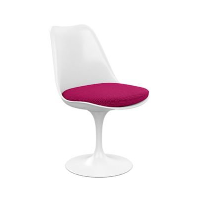 Tulip Armless Chair with Seat Cushion