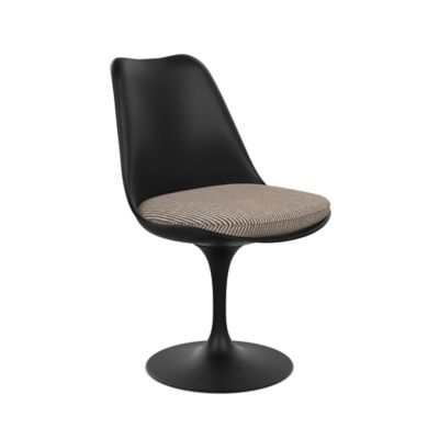 Tulip Armless Chair with Seat Cushion