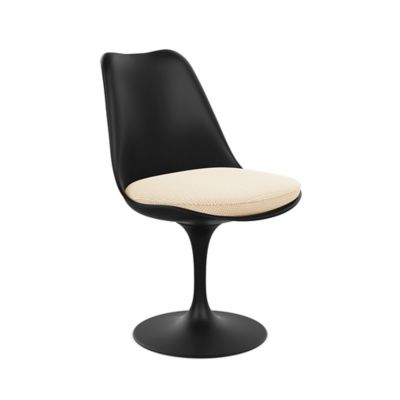 Tulip Armless Chair with Seat Cushion