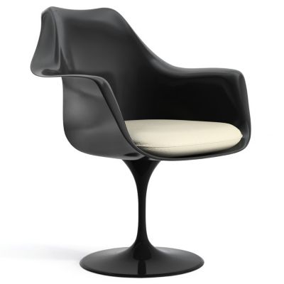 Tulip Armchair with Seat Cushion