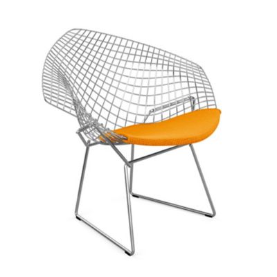 Diamond Lounge Chair with Seat Cushion