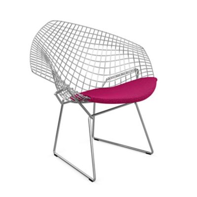 Diamond Lounge Chair with Seat Cushion