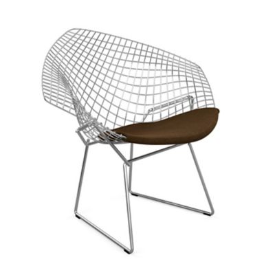 Diamond Lounge Chair with Seat Cushion