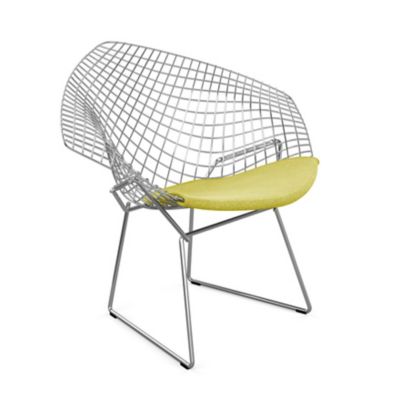 Diamond Lounge Chair with Seat Cushion