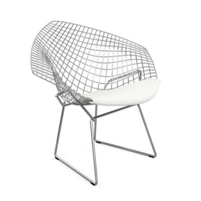 Diamond Lounge Chair with Seat Cushion