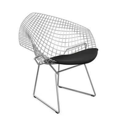 Diamond Lounge Chair with Seat Cushion