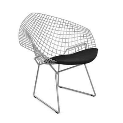 Diamond Lounge Chair with Seat Cushion