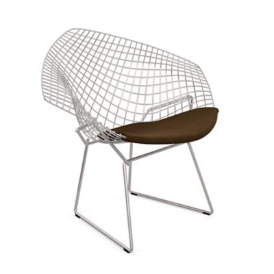Diamond Lounge Chair with Seat Cushion