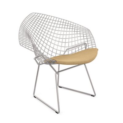 Diamond Lounge Chair with Seat Cushion