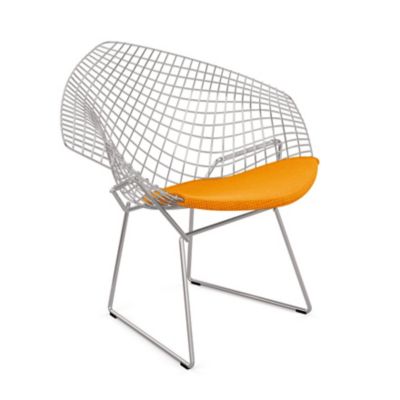 Diamond Lounge Chair with Seat Cushion