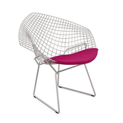 Diamond Lounge Chair with Seat Cushion