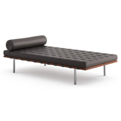 Barcelona Couch with Straps in Matching Leather