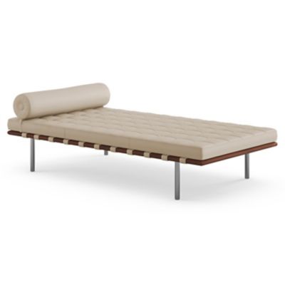 Barcelona Couch with Straps in Matching Leather
