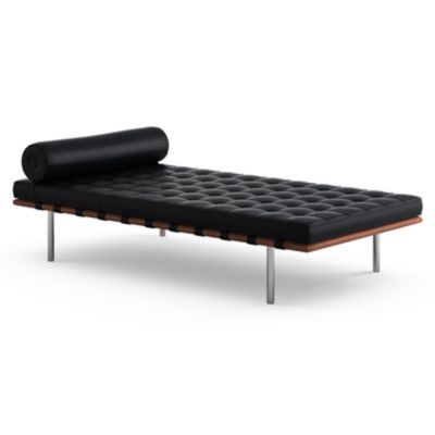 Barcelona Couch with Straps in Matching Leather