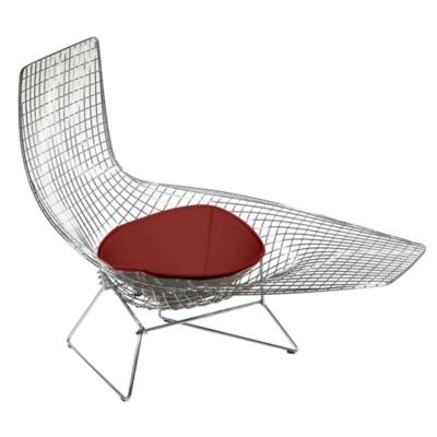 Bertoia Asymmetric Chaise with Seat Cushion