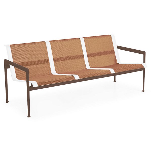 1966 Collection Three Seat Lounge Chair with Arms