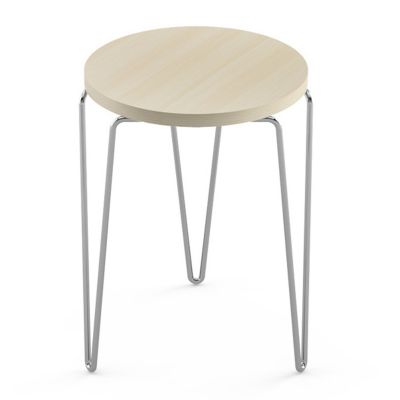Florence Knoll Hairpin Wood Stacking Table