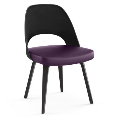 Saarinen Executive Chair Wood Legs, Plastic Back