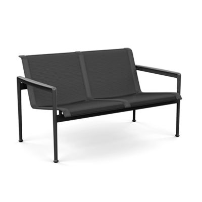 1966 Collection Outdoor Twin Seat Lounge Chair with Arms