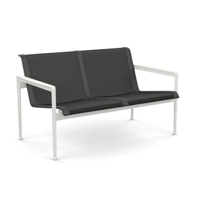 1966 Collection Outdoor Twin Seat Lounge Chair with Arms