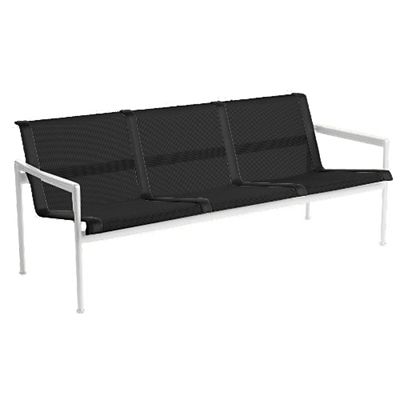 1966 Collection Outdoor Three Seat Lounge Chair with Arms