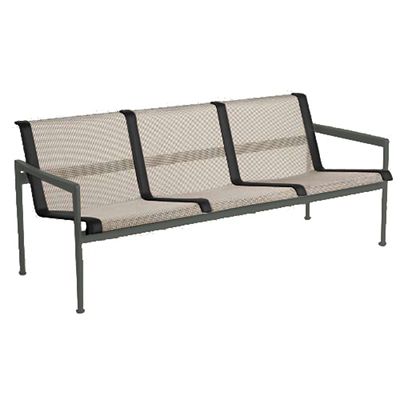 1966 Collection Outdoor Three Seat Lounge Chair with Arms