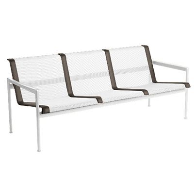 1966 Collection Outdoor Three Seat Lounge Chair with Arms