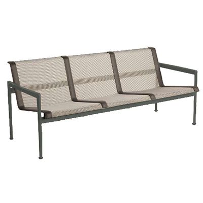 1966 Collection Outdoor Three Seat Lounge Chair with Arms